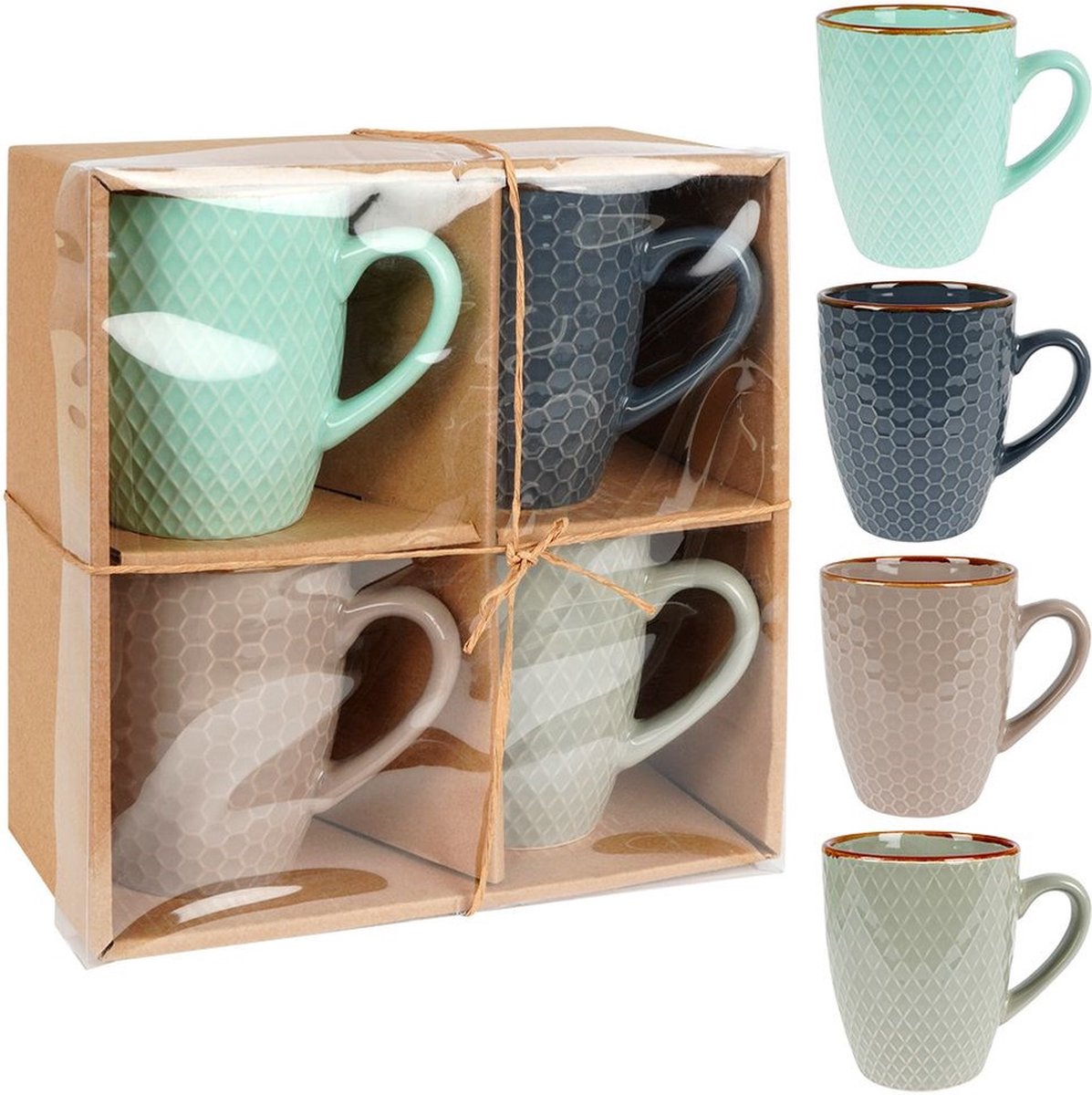 Vilde ceramic mugs 270 ml 4 pieces - set - cups - coffee cups - cups - coffee mug