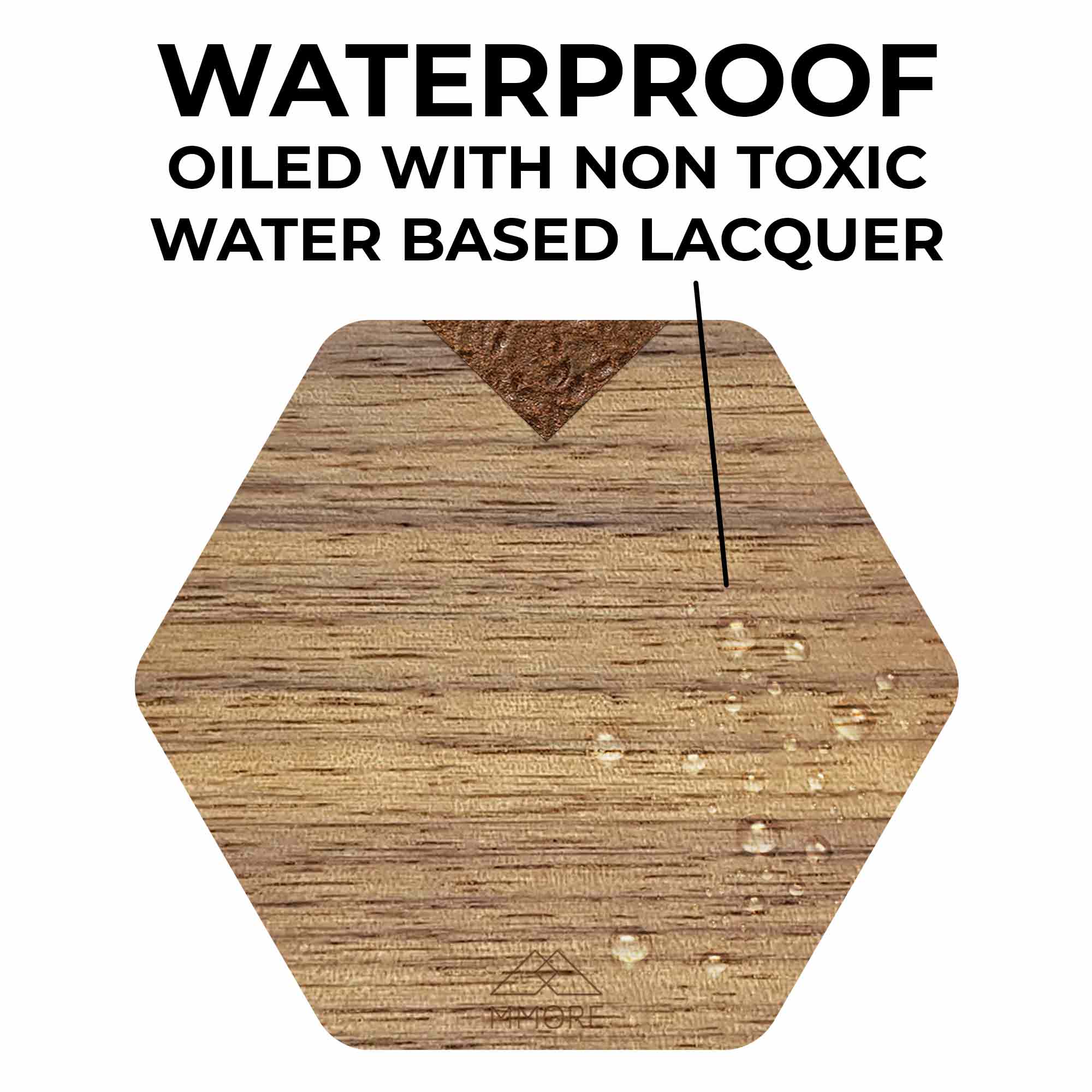 PERSONALIZED Wooden Coasters - American Walnut / Set of 4 Coasters