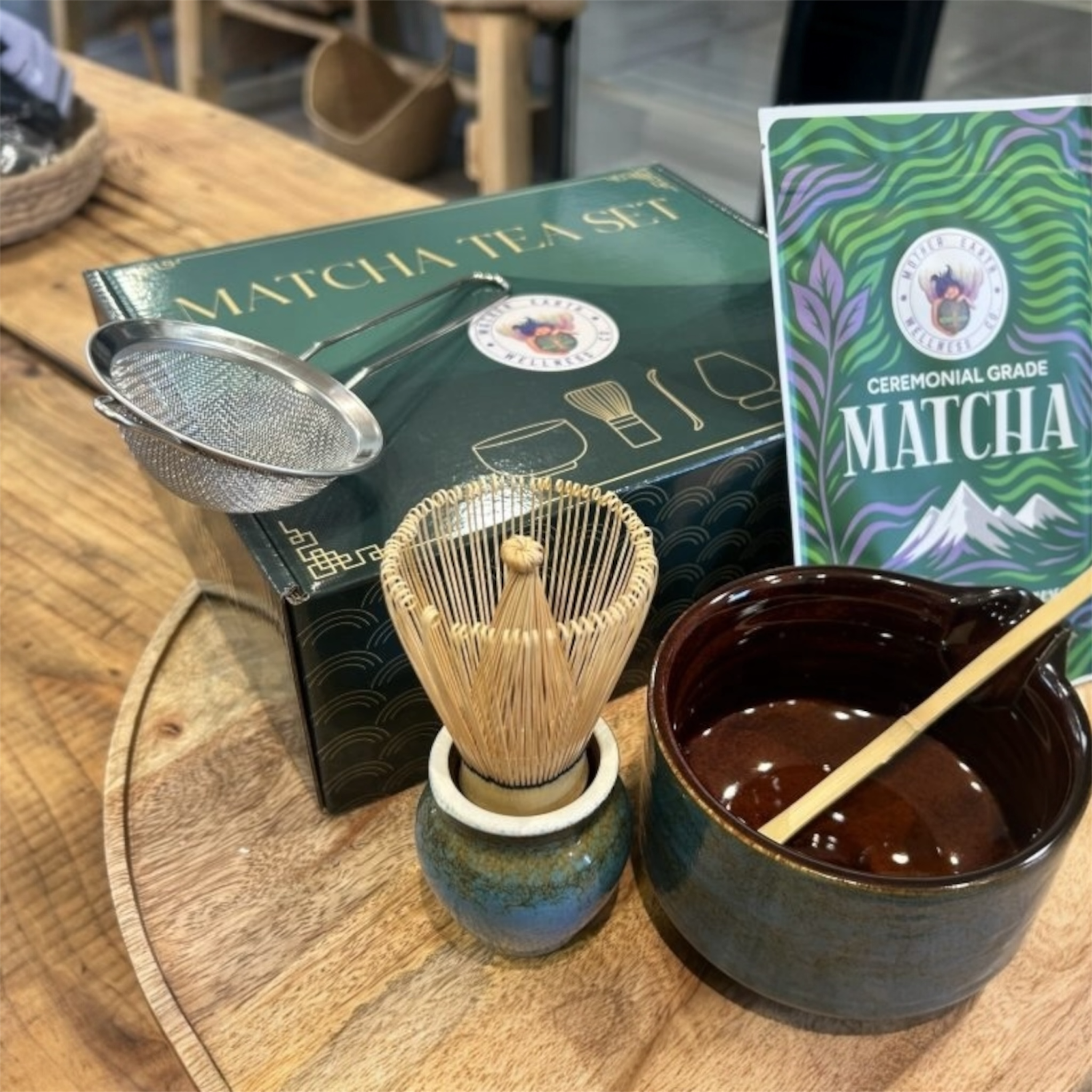 Traditional 5 piece  Matcha Kit + 100g Matcha Pouch