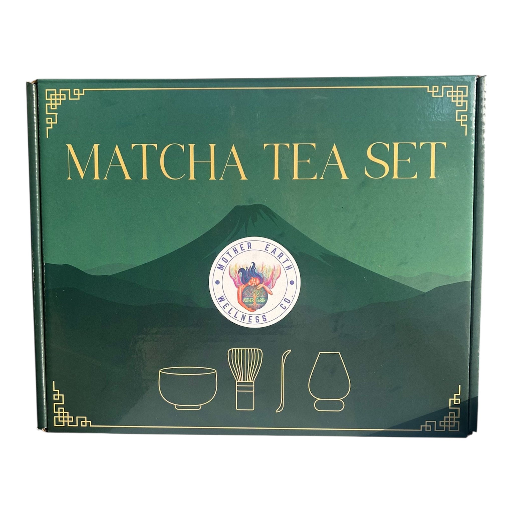 Traditional 5 piece  Matcha Kit + 100g Matcha Pouch