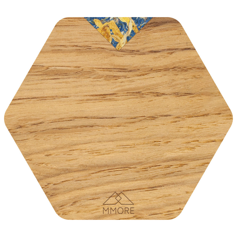 PERSONALIZED Wooden Coasters - Oak / Set of 4 Coasters