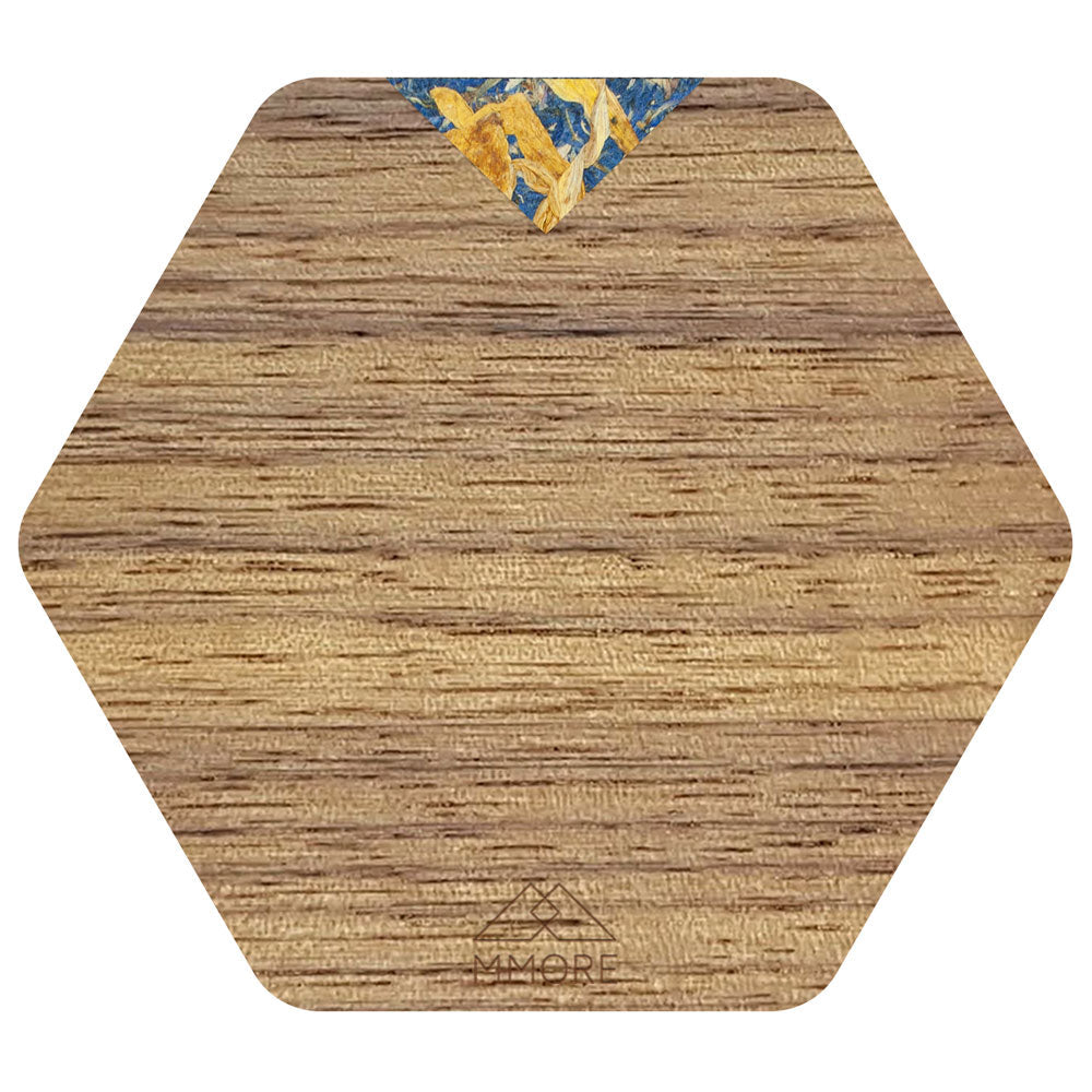 PERSONALIZED Wooden Coasters - American Walnut / Set of 4 Coasters