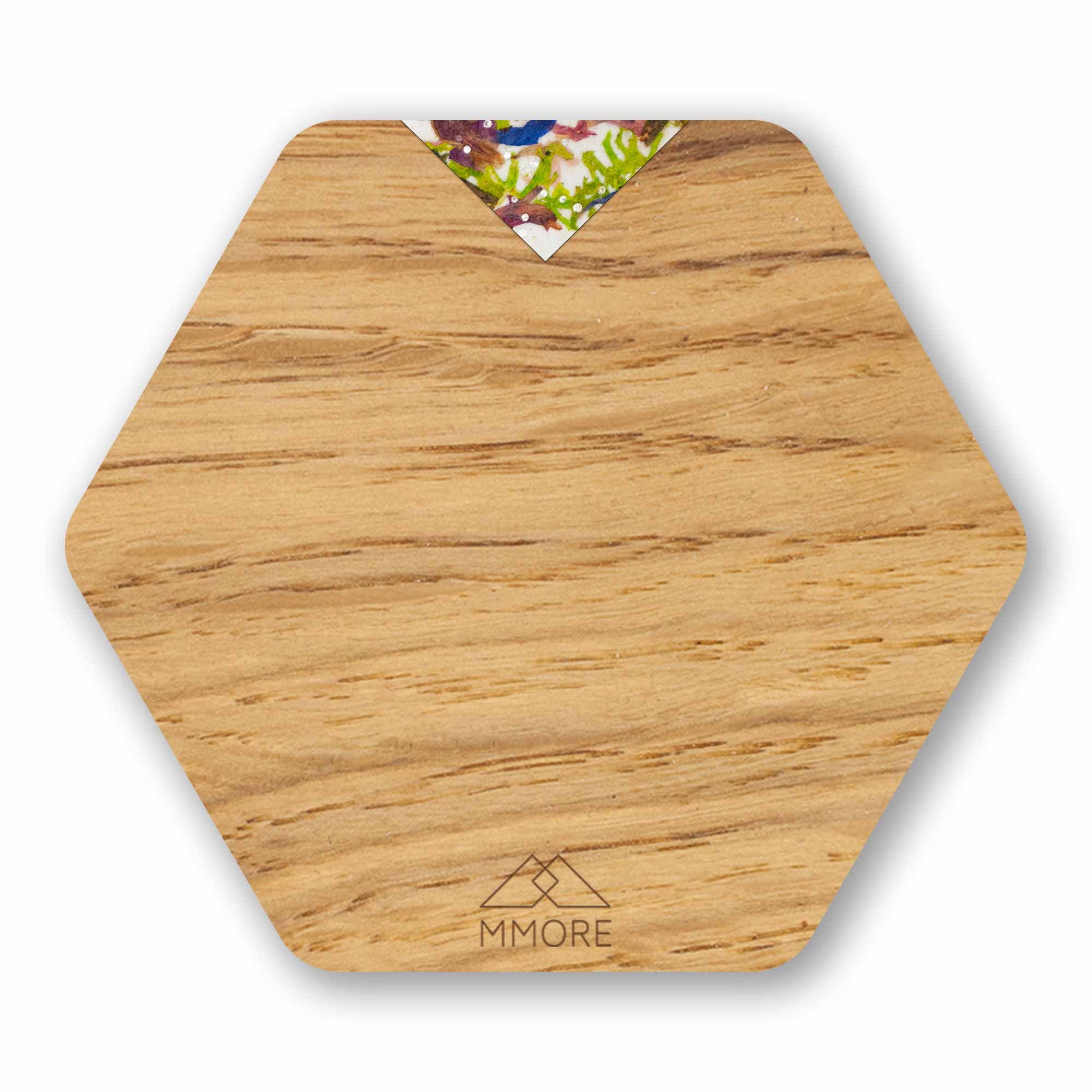 PERSONALIZED Wooden Coasters - Oak / Set of 4 Coasters