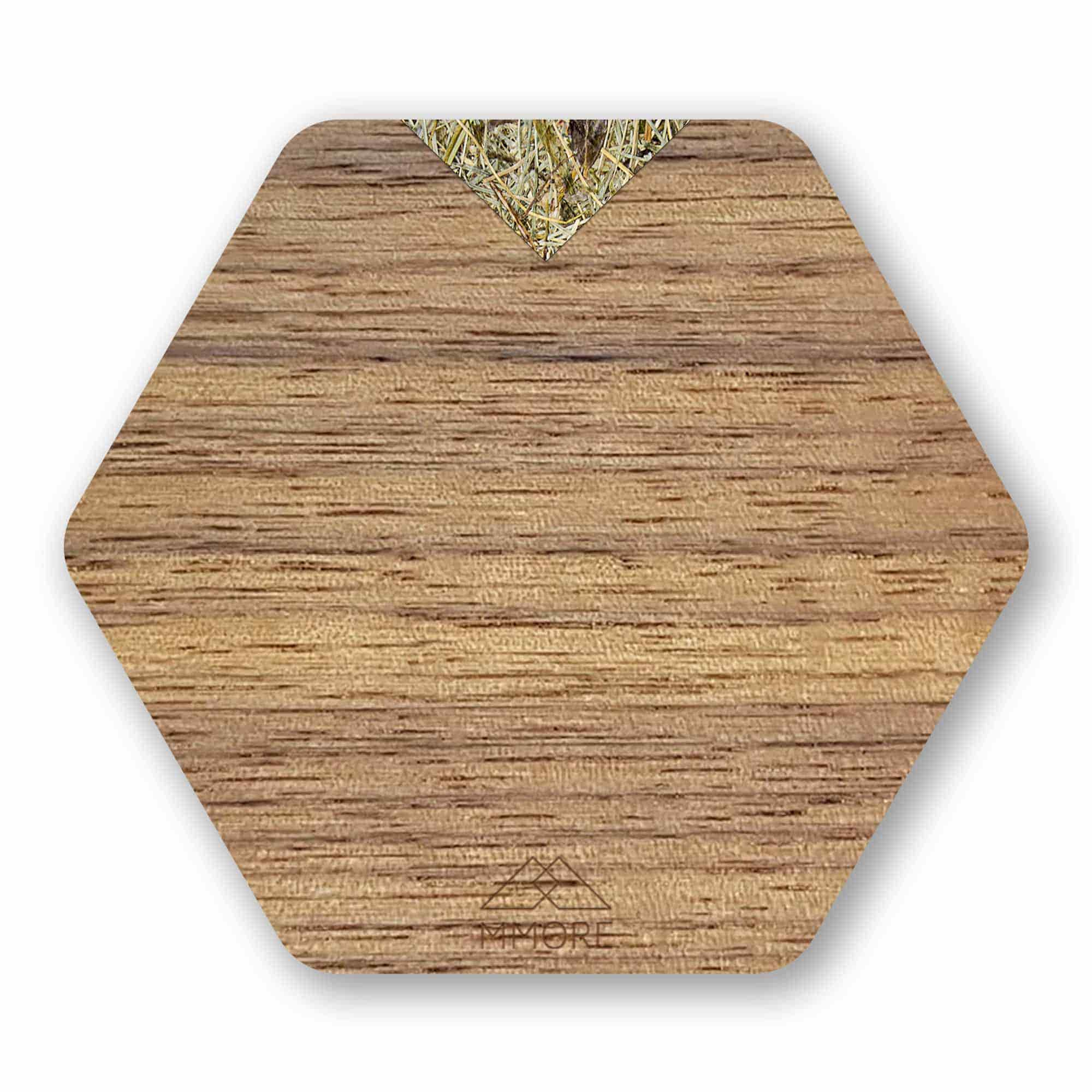 PERSONALIZED Wooden Coasters - American Walnut / Set of 4 Coasters