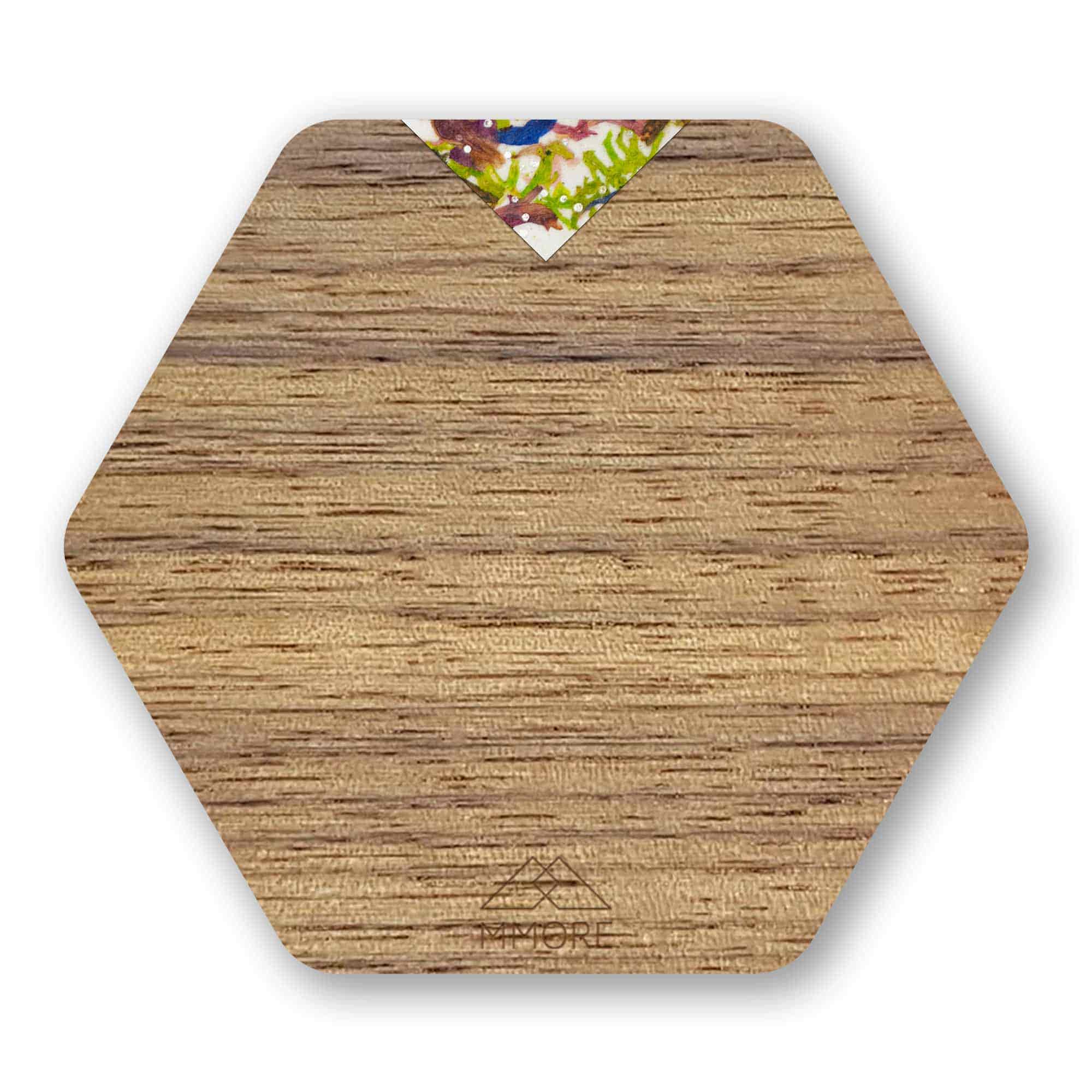 PERSONALIZED Wooden Coasters - American Walnut / Set of 4 Coasters