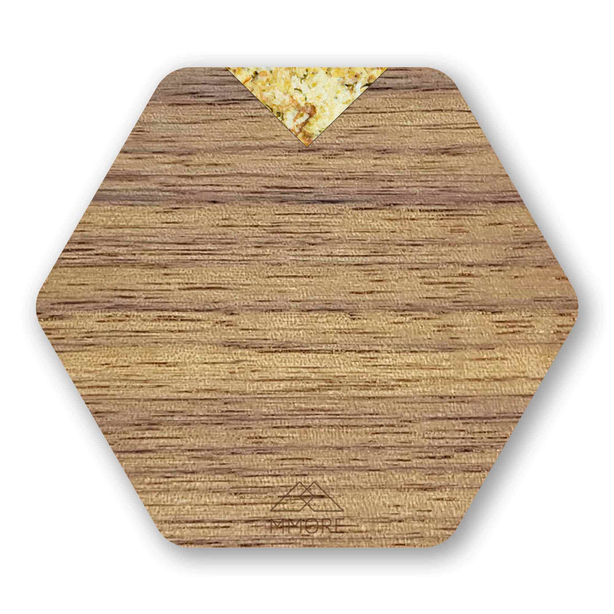 PERSONALIZED Wooden Coasters - American Walnut / Set of 4 Coasters