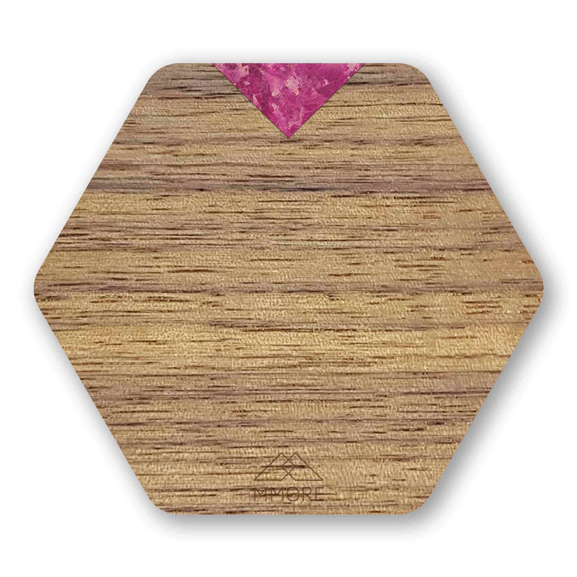 PERSONALIZED Wooden Coasters - American Walnut / Set of 4 Coasters