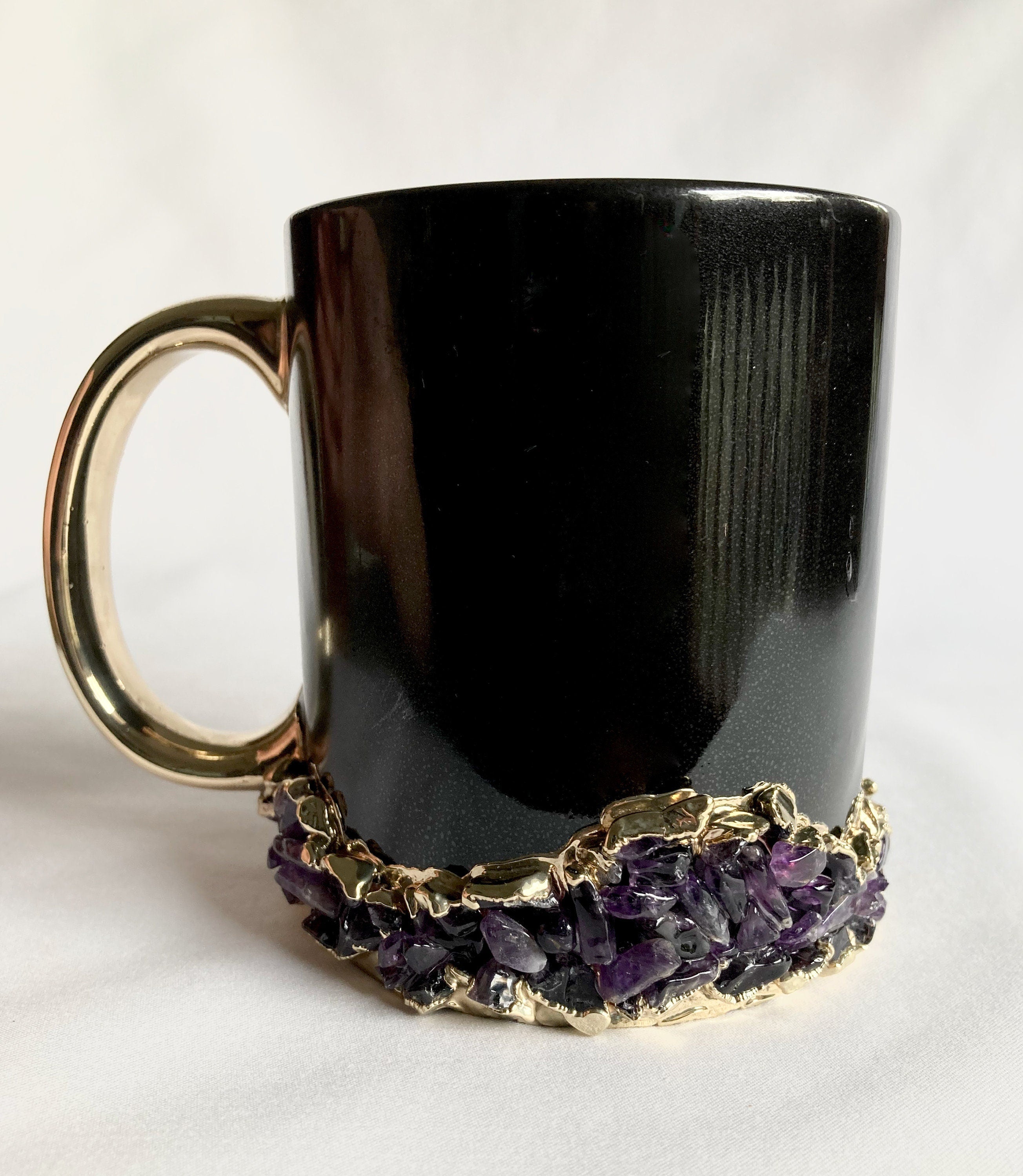 Sediments - Set of 2 Black Ceramic Mugs