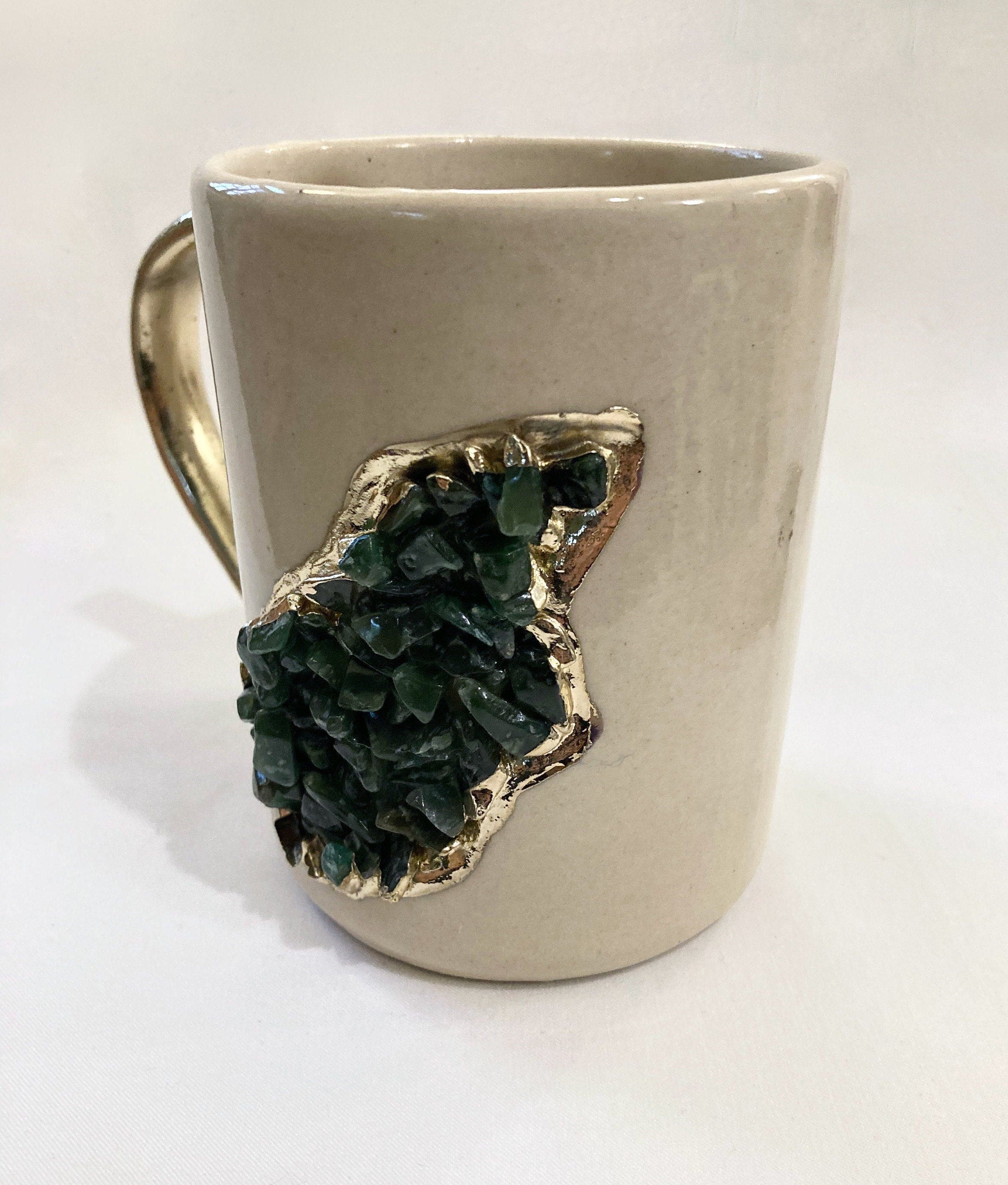 Wave - Set of 2 Cream Ceramic Mugs