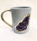 Wave - Set of 2 Grey Ceramic Mugs